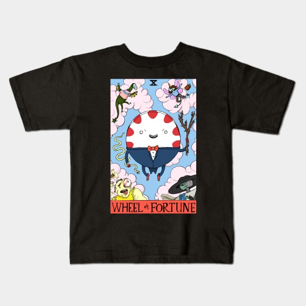 Peppermint Butler as the Wheel of Fortune Kids T-Shirt by sadnettles